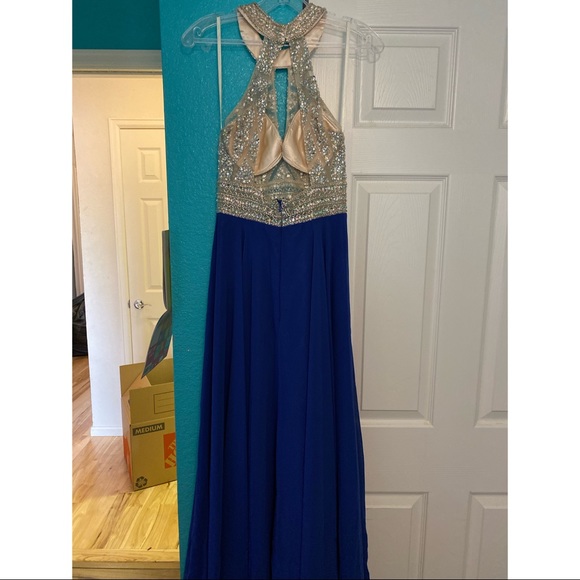 Royal Blue Prom Dress - Picture 1 of 3